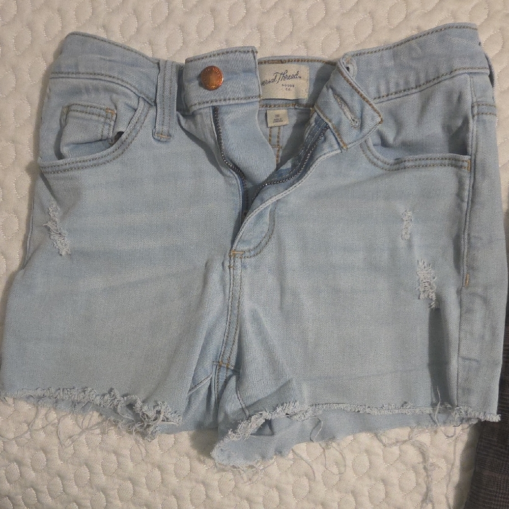 Universal Thread Light Blue Denim Shorts